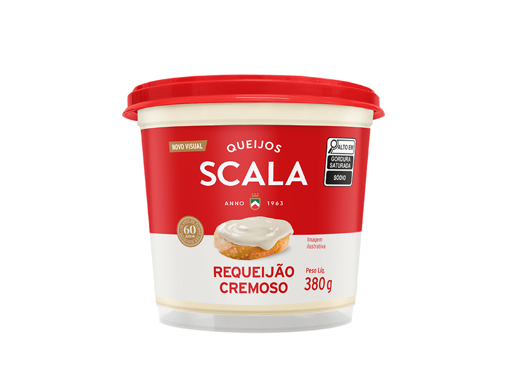 REQUEIJÃO COPO GRANDE SCALA SEM AMIDO 380 G (CX 12 UN)